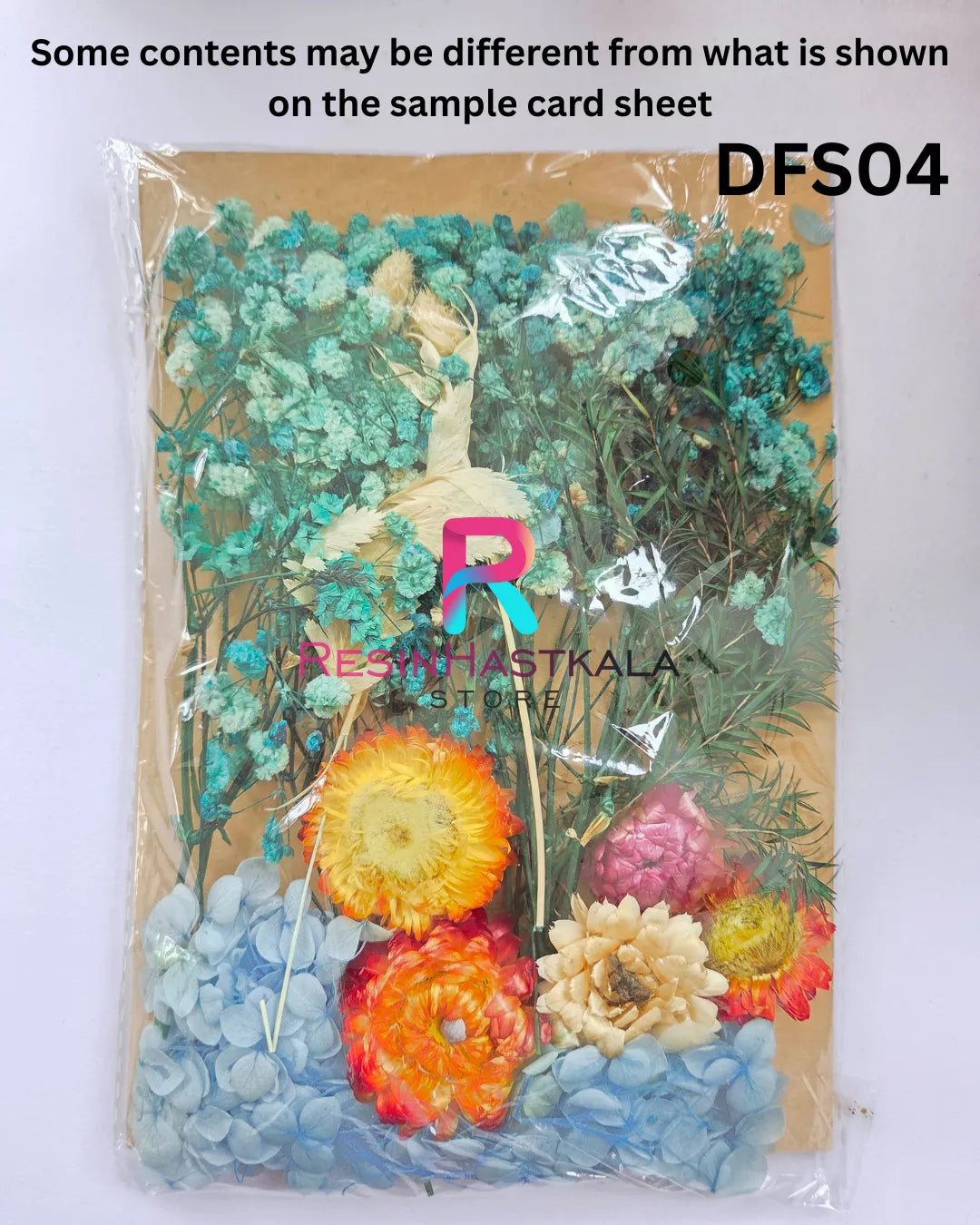 Dry Flower Sheet Card Packing – DFS04