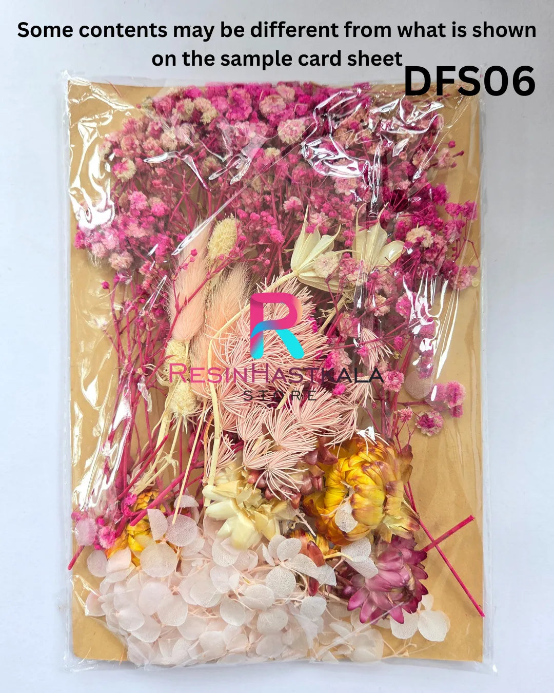 Dry Flower Sheet Card Packing – DFS06