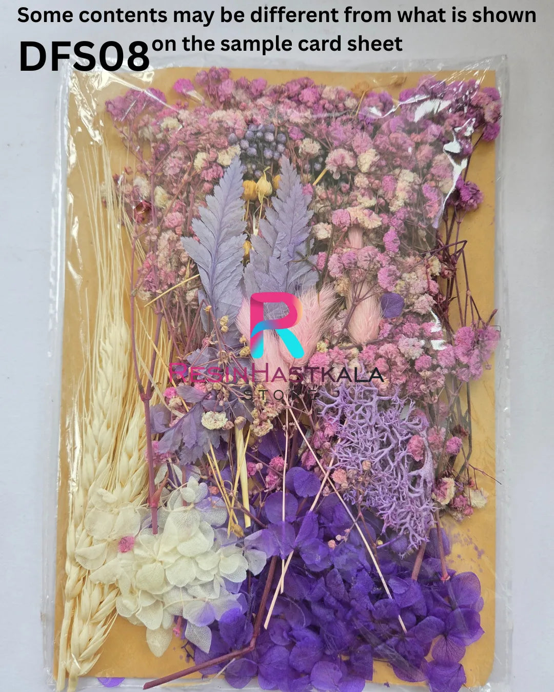 Dry Flower Sheet Card Packing – DFS08