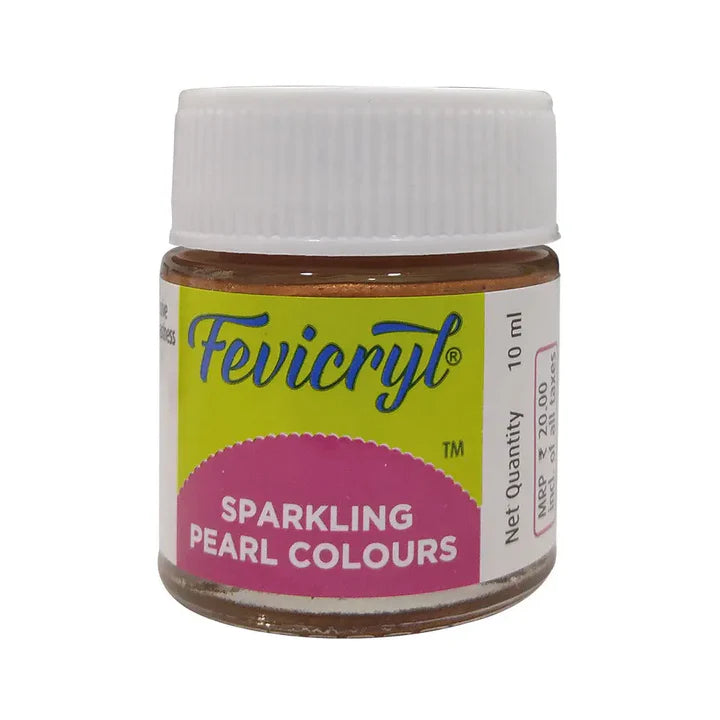 Fevicryl sparkling pearl silver Colours 10Ml - 910