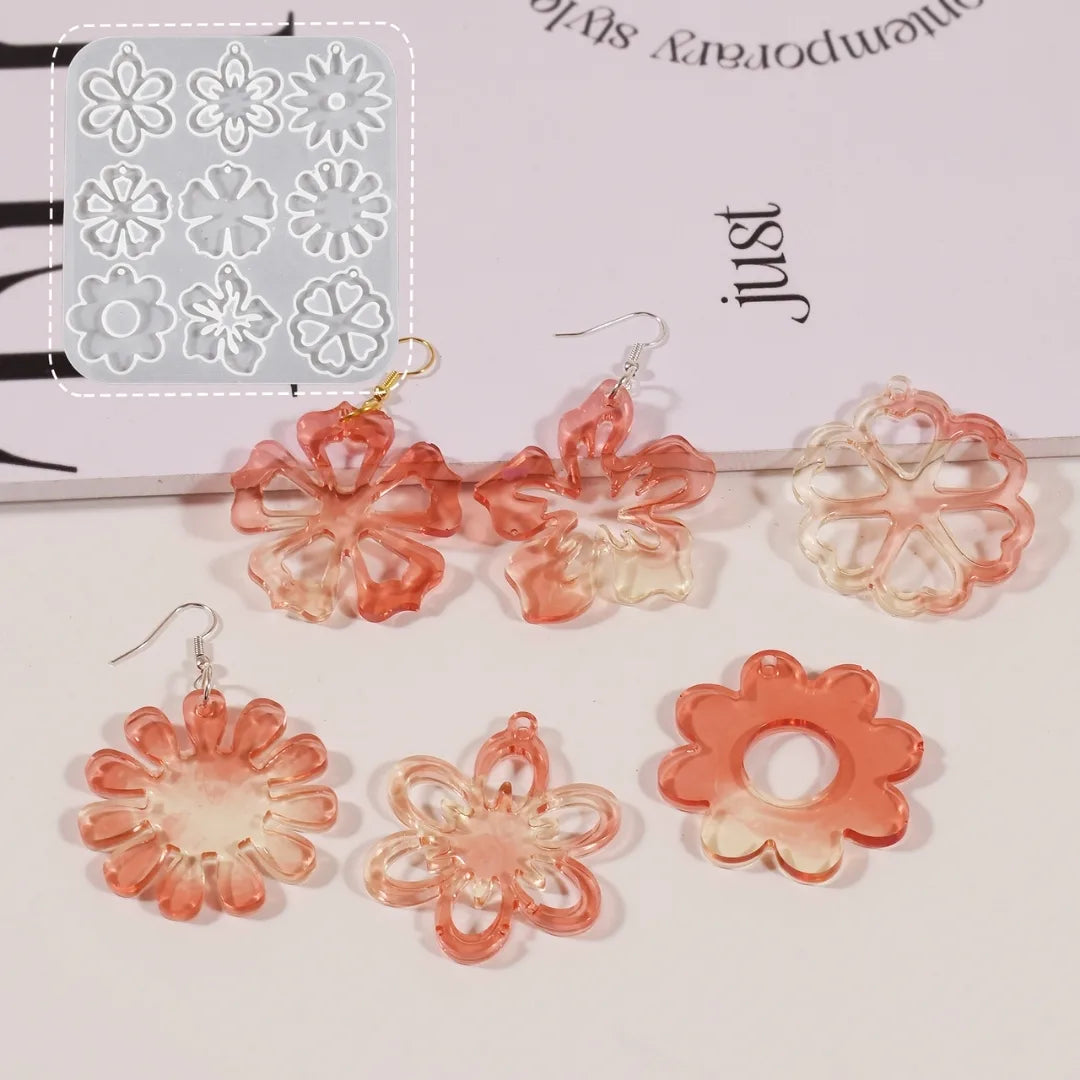 Flower Earring & Pendant Mould – C