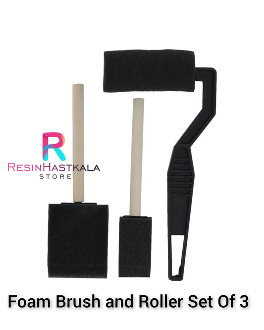 Foam Brush And Roller Set Of 3