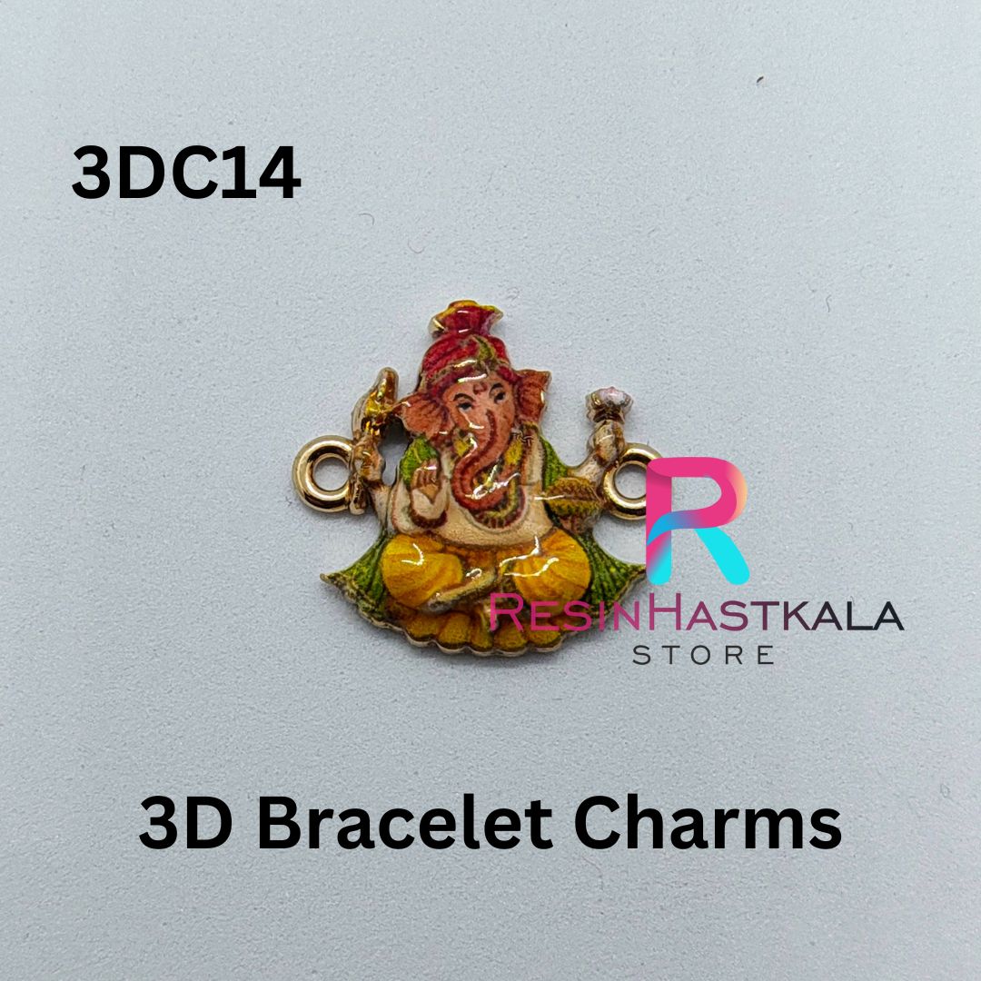 Ganeshji Ganpatiji 3D Bracelet Charms (3DC14)