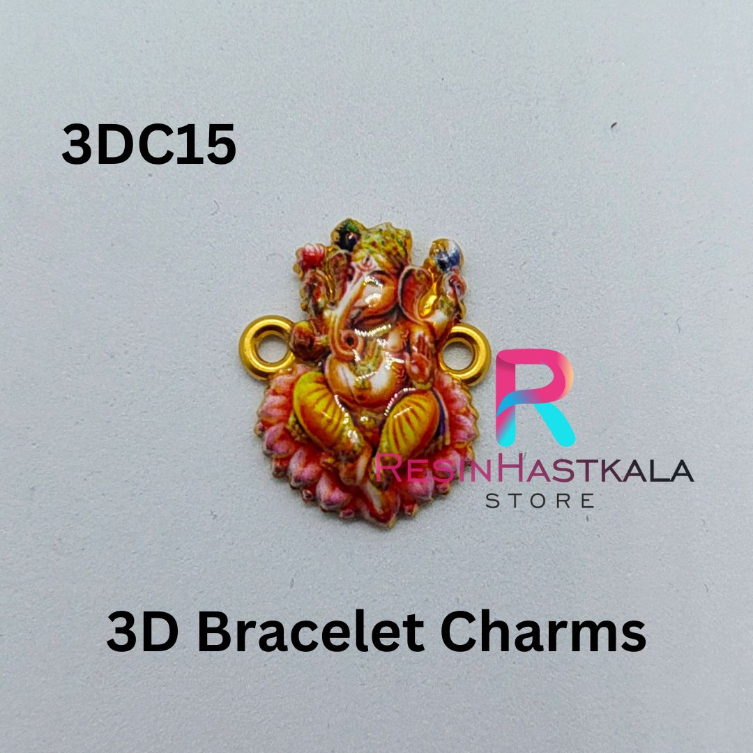 Ganeshji Ganpatiji 3D Bracelet Charms (3DC15)