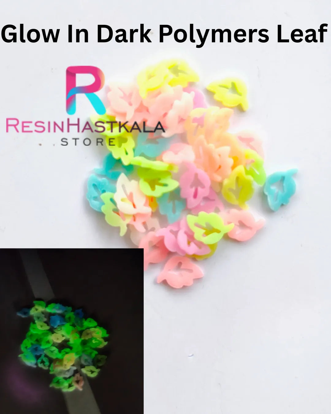 Glow In Dark Polymers Leaf (10 Gram)