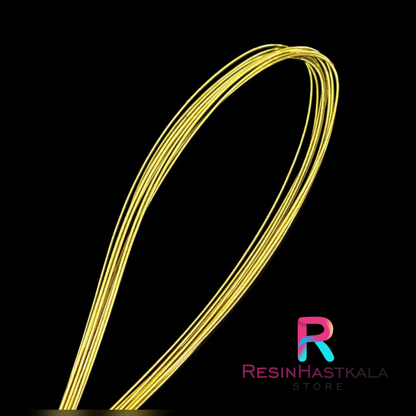 Golden 22 Gauge Wire for Resin Art & Jewellery Making