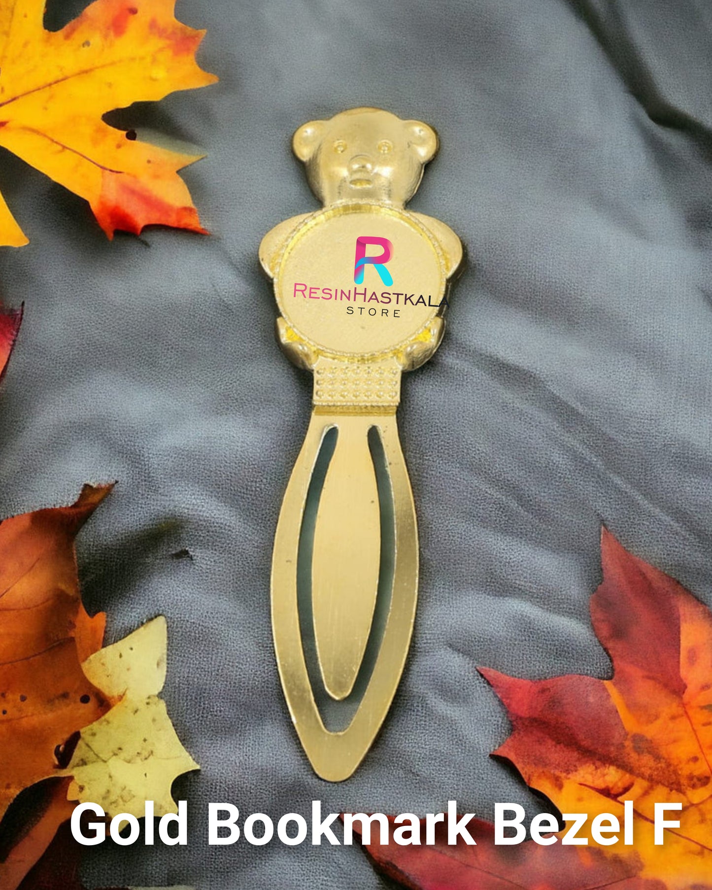 Gold Bookmark Bezel F