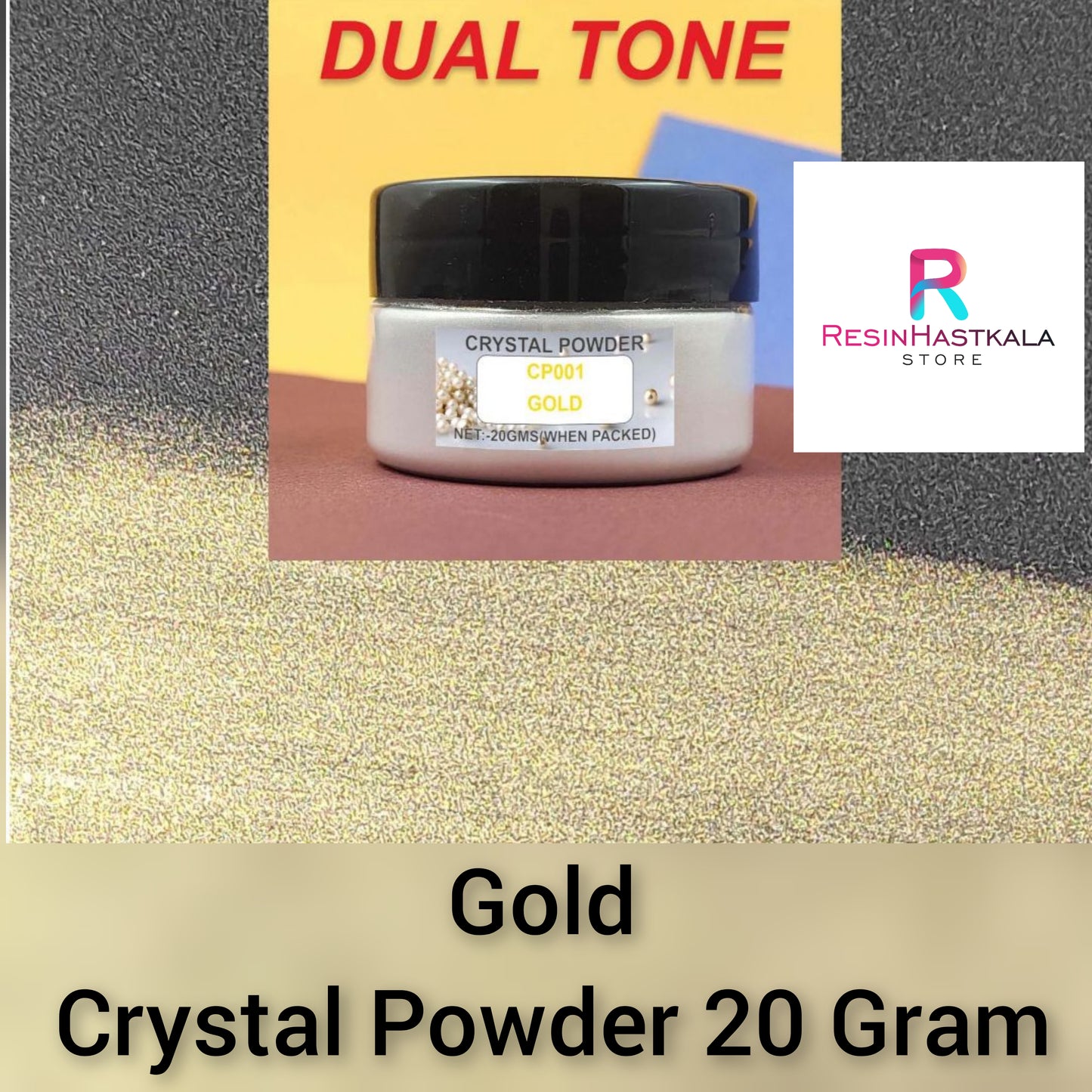 Gold Crystal Powder 20 Gram