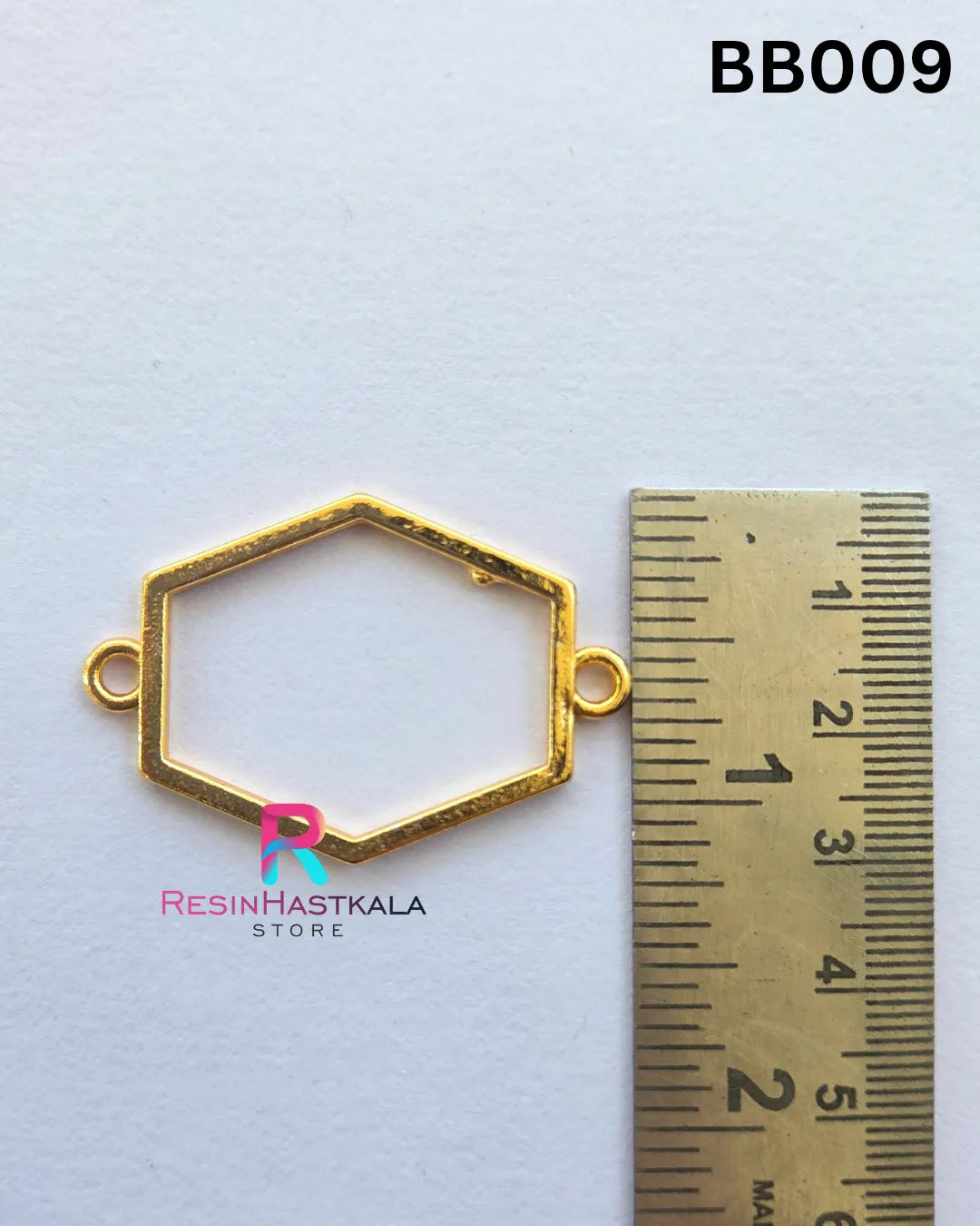 Golden Bracelet / Rakhi Bezel (BB009) – 5 Pieces