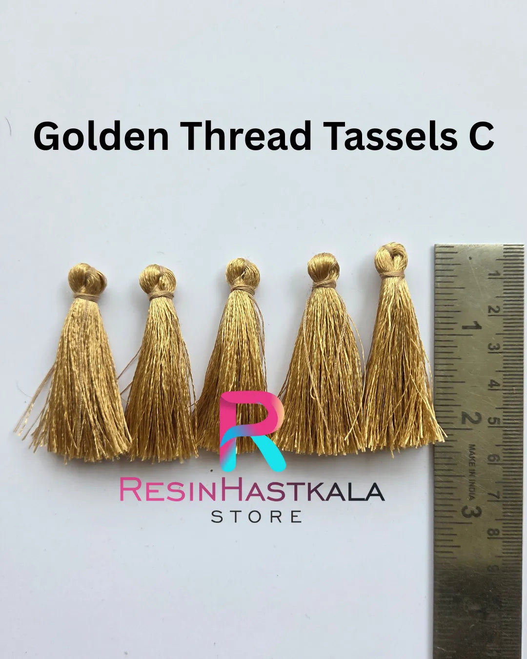 Golden Thread Tassels C (10 Piece)