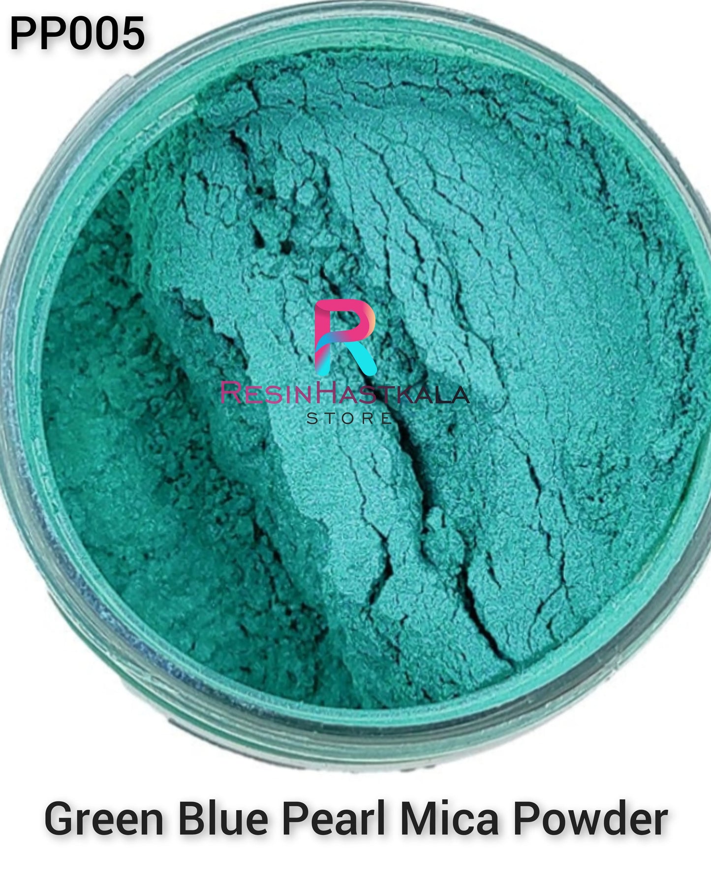 Green Blue Mica / Pearl Powder (20 Gram)
