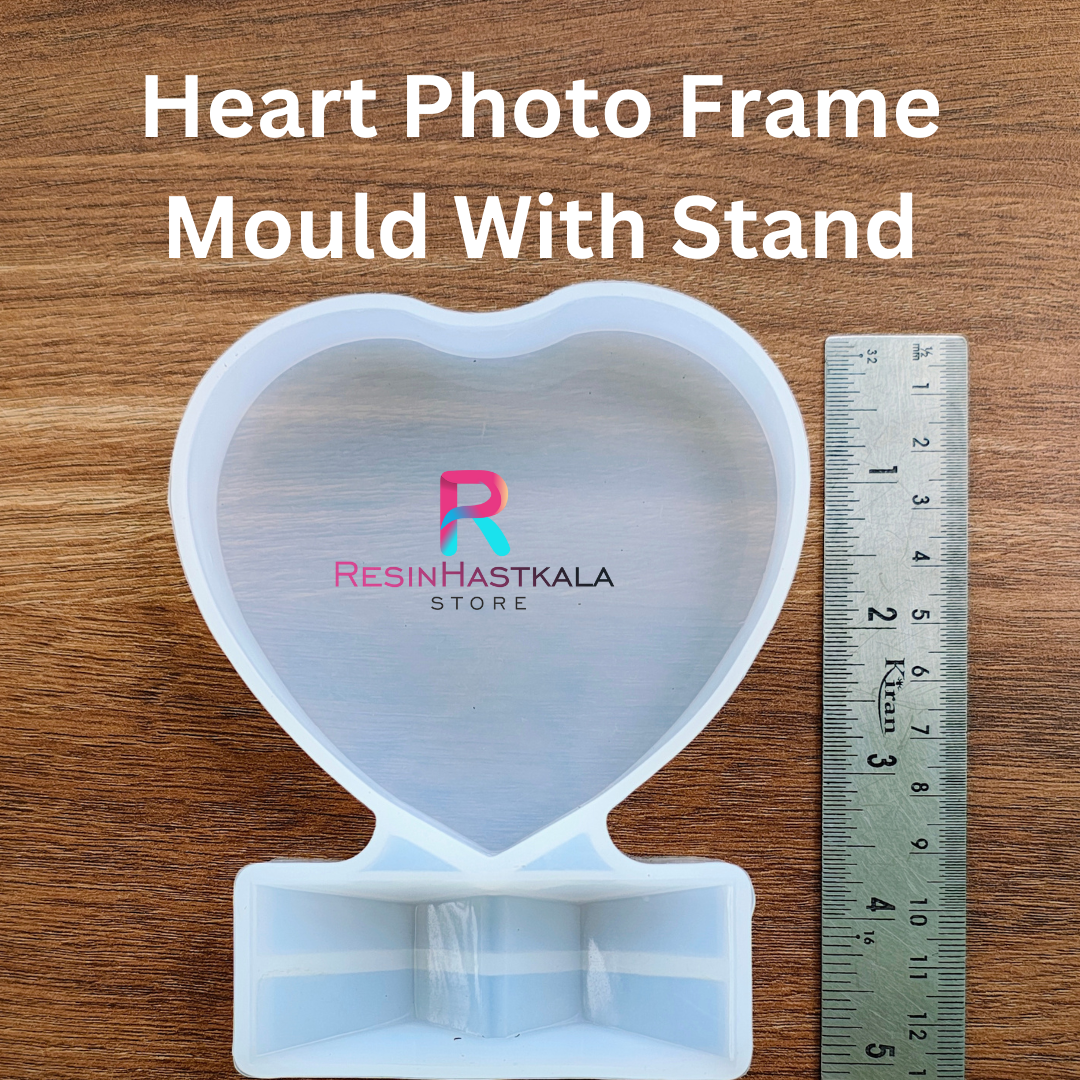 Heart Photo Frame Mould With Stand