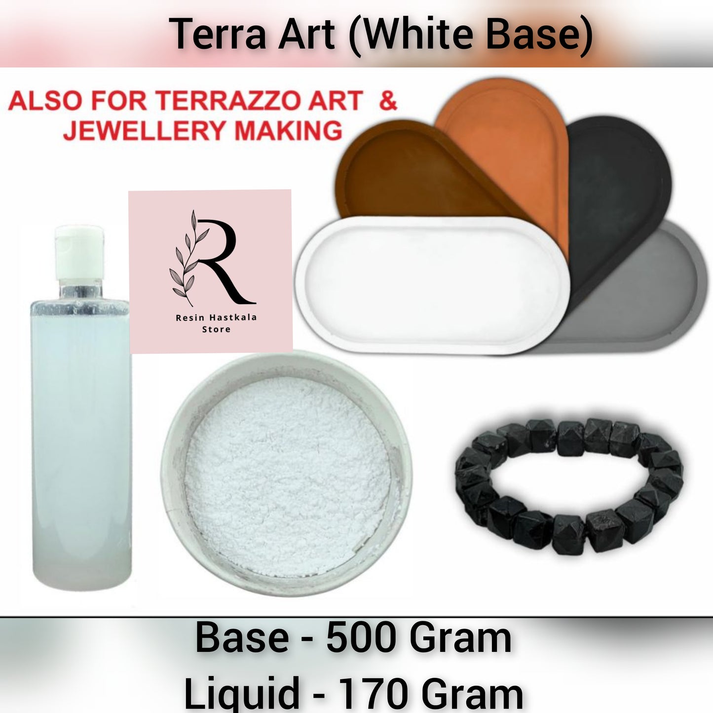 Terra Art / Jesmonite (White Base)
