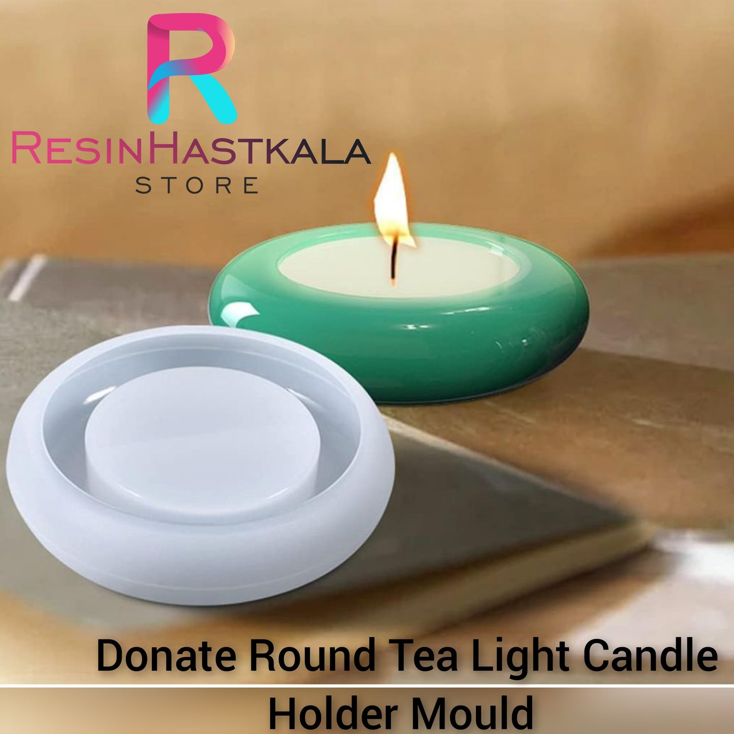 Donate Round Tea Light Candle Holder Mould