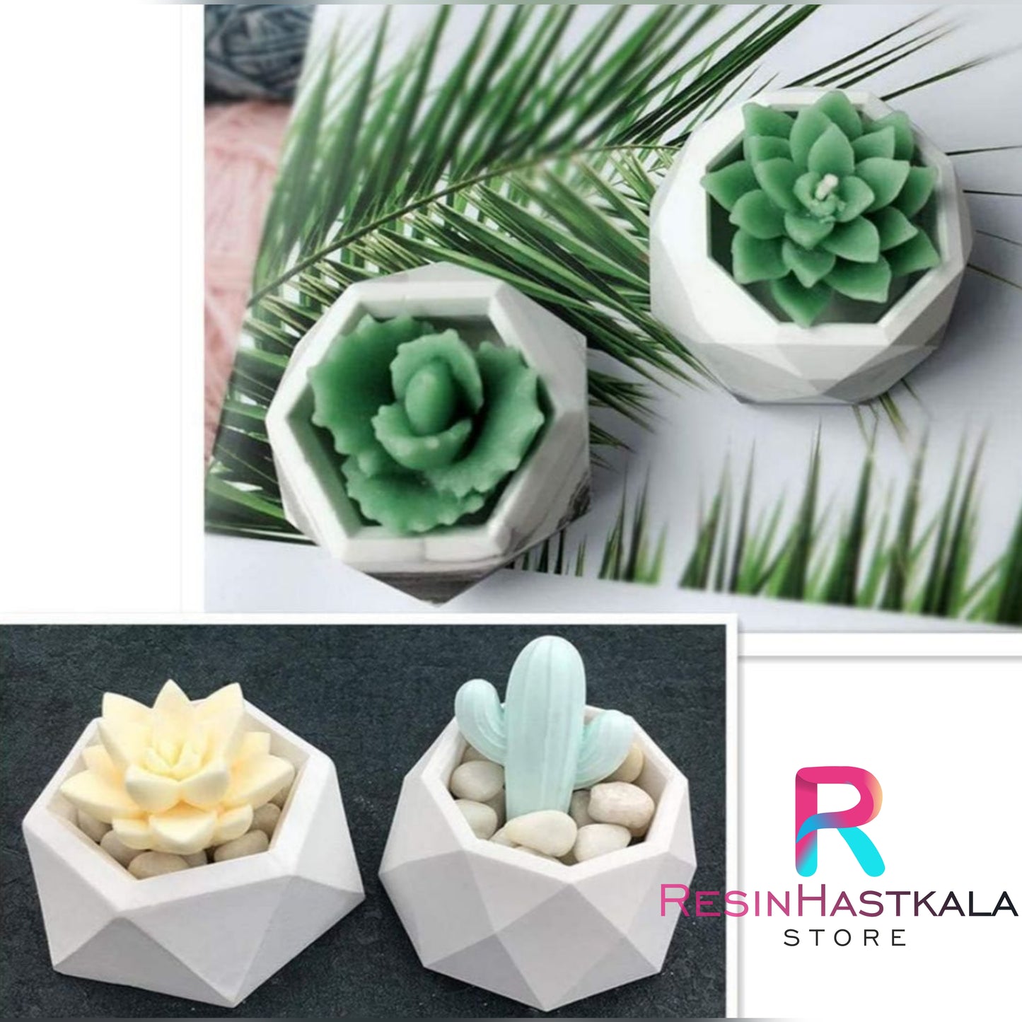 2 In 1 Planters And Tea Light Candle Holder Mould