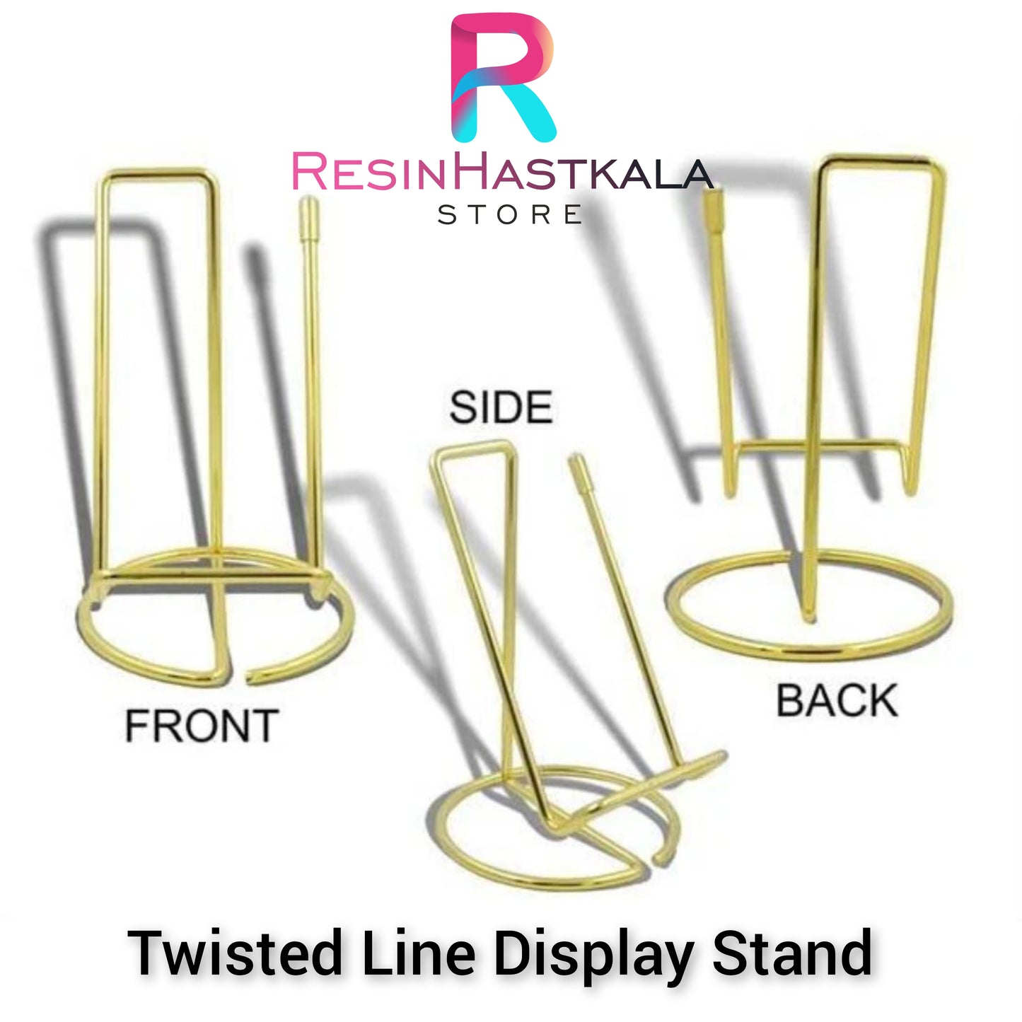 4 Inch Twisted Line Display Stand