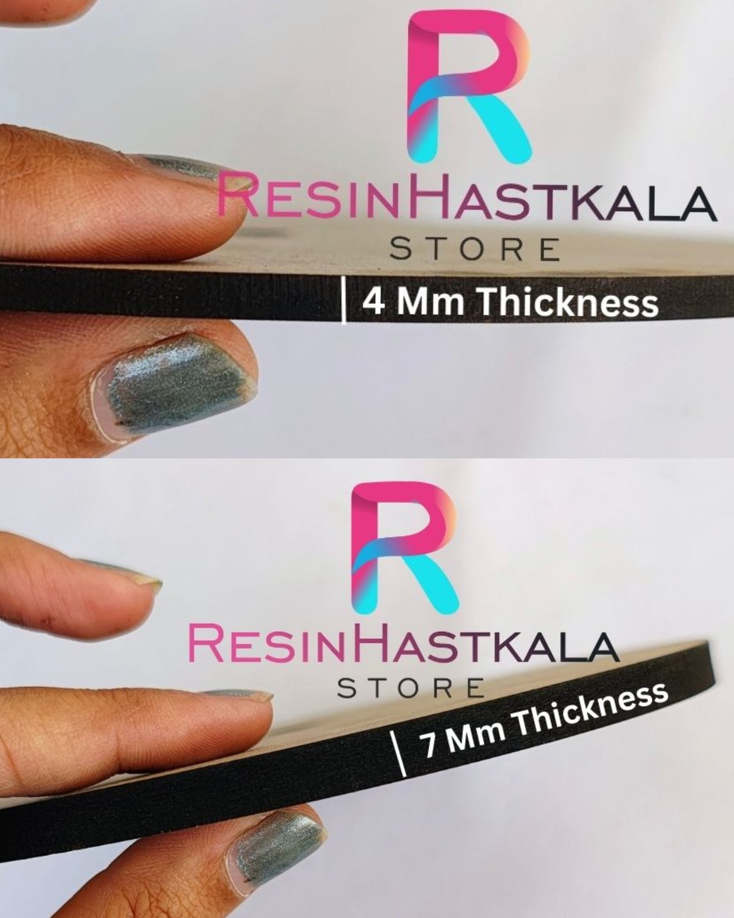 Black English Number Clock Set