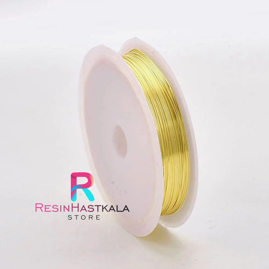 Jewellery Making Wire – Golden (0.4 mm)