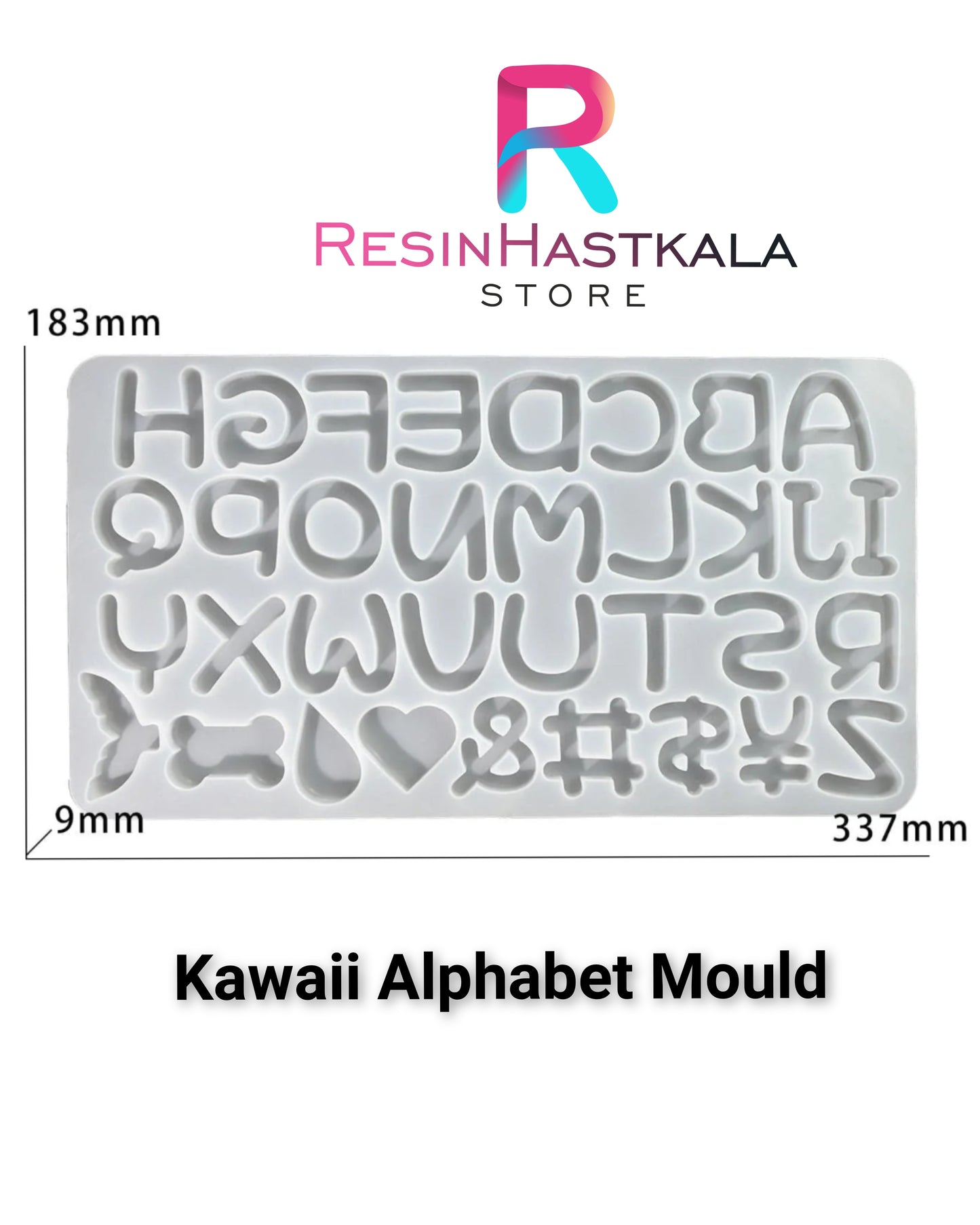Kawaii Alphabet / Abcd Mould