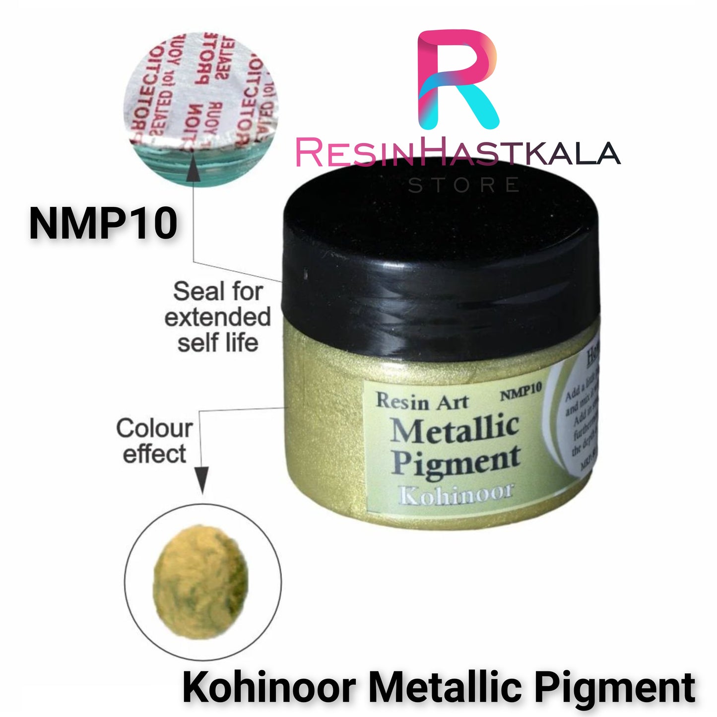 Kohinoor Metallic Pigment (20 Gram)