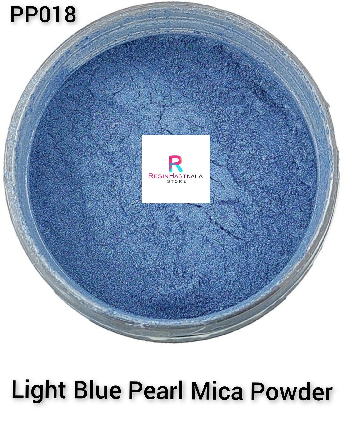 Light Blue Mica Pearl Powder 20 Gram
