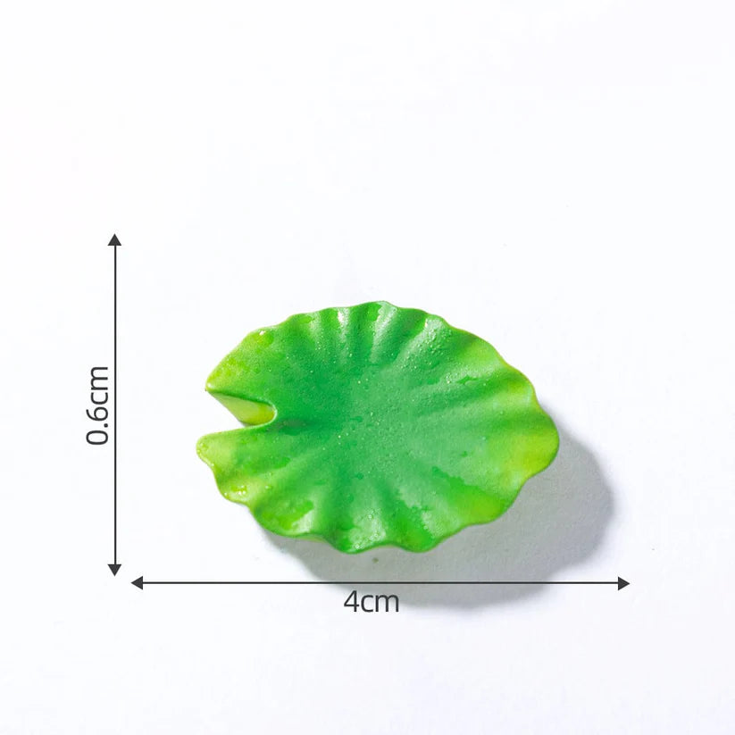 Medium Lotus Leaf Pond Theme Miniature