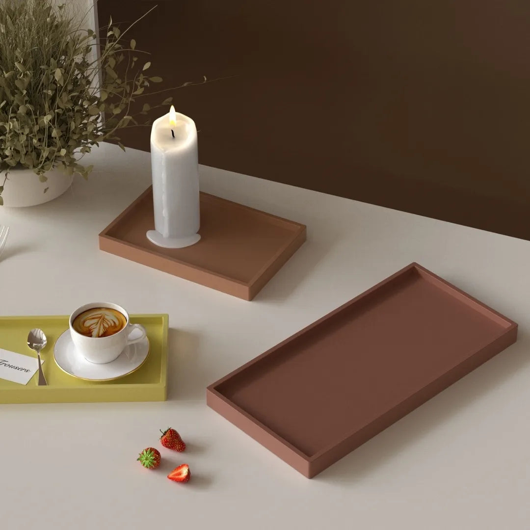 Medium Rectangle Tray Mould for Resin, Jesmonite, Terra & Concrete