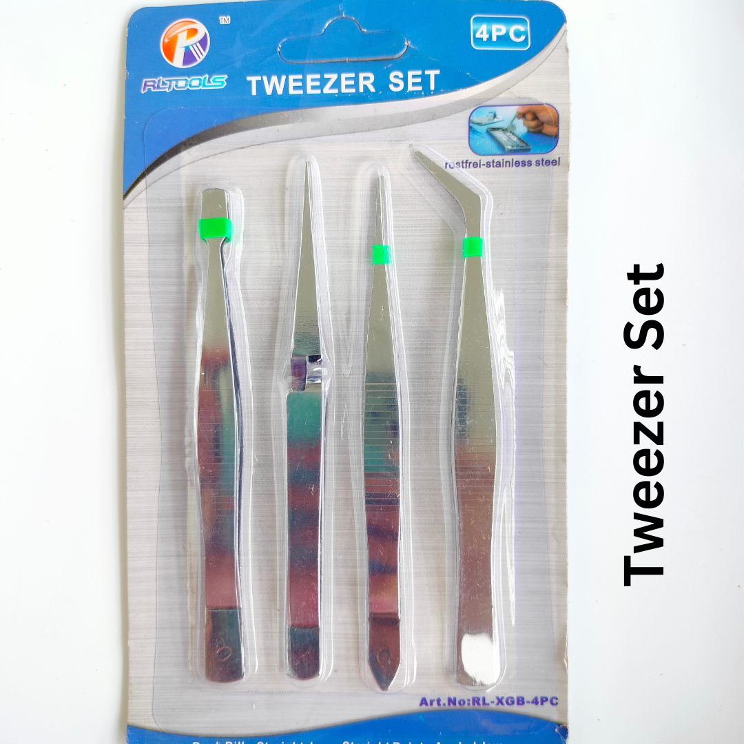 Metal Tweezer Set