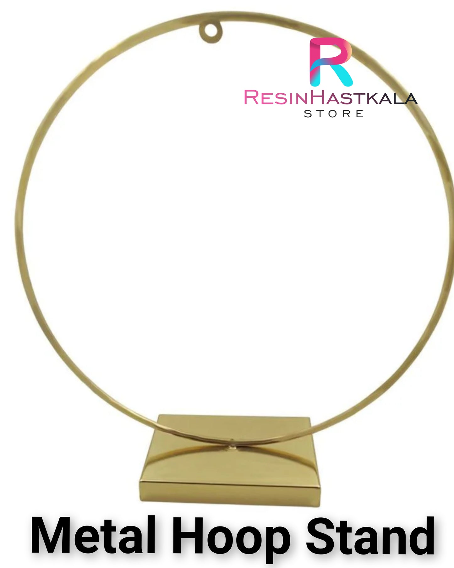 Metal Hoop Ring Stand