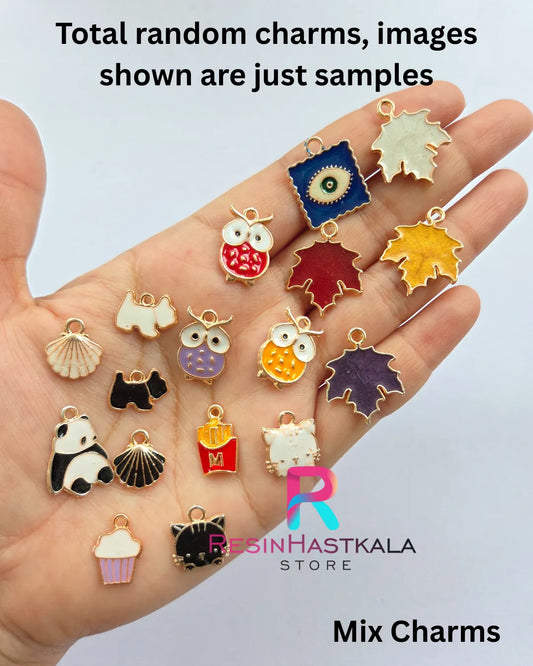 Mix Charms – Pack of 50 Pieces (Random Designs) (3 Rs Per Piece)