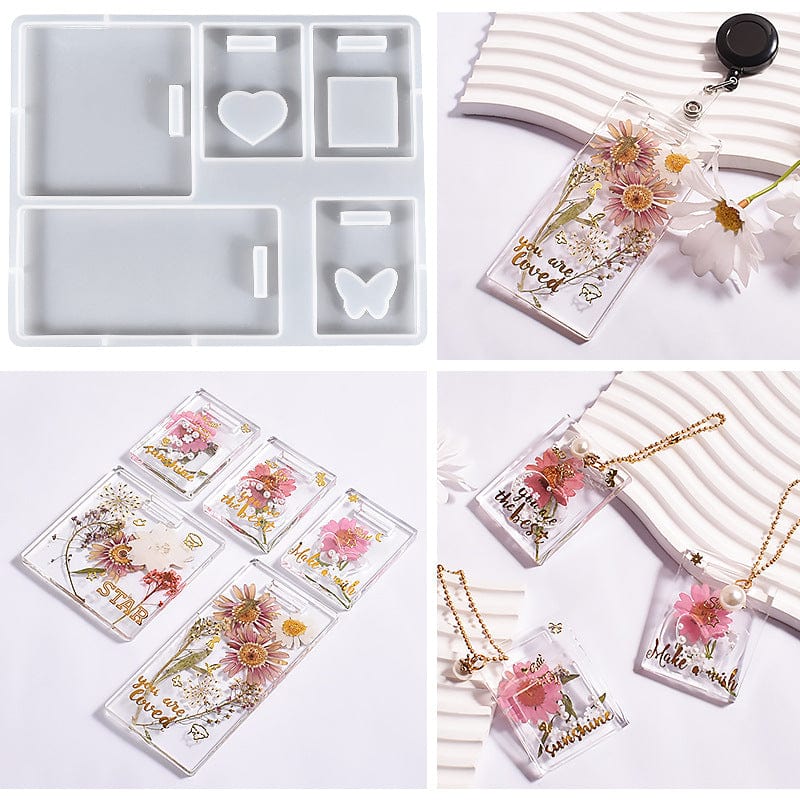 Multi Shape ID Card & Luggage Tag Holder Mould