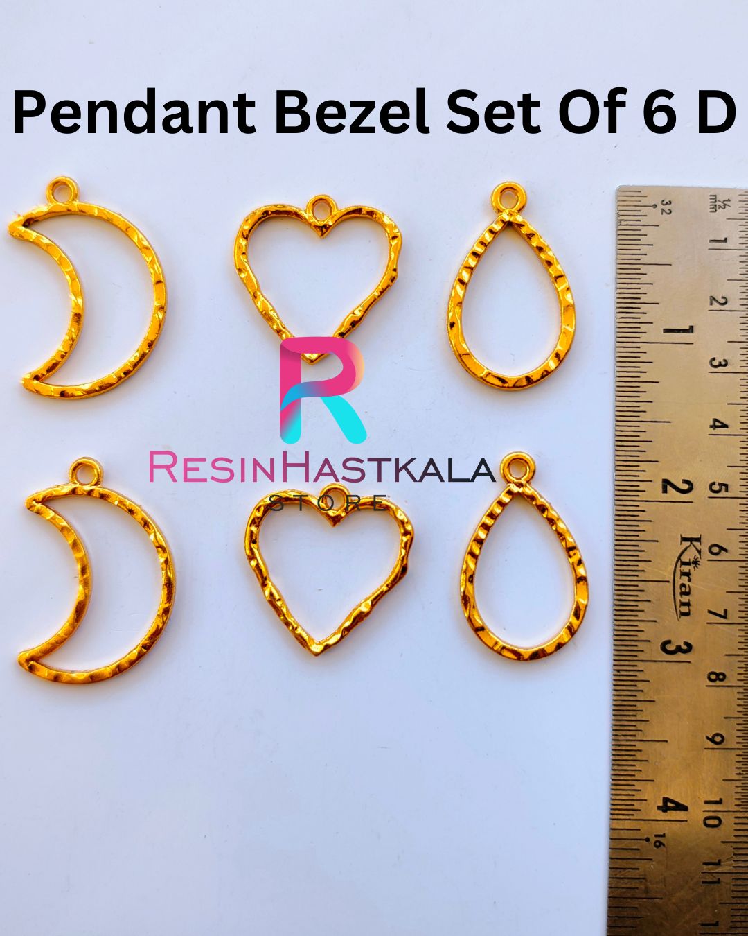 Pendant Bezel Set Of 6 D