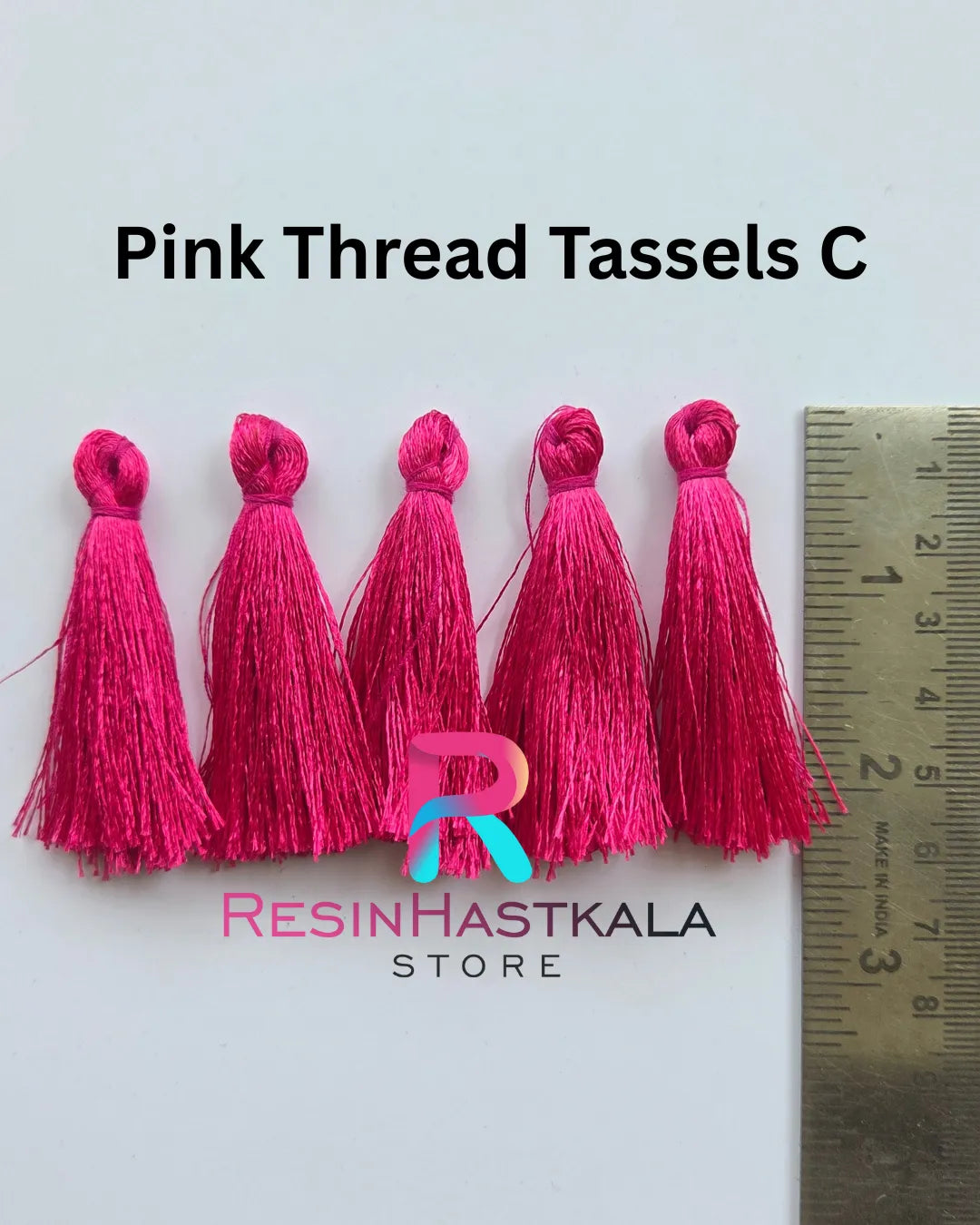 Pink Thread Tassels C (10 Piece)