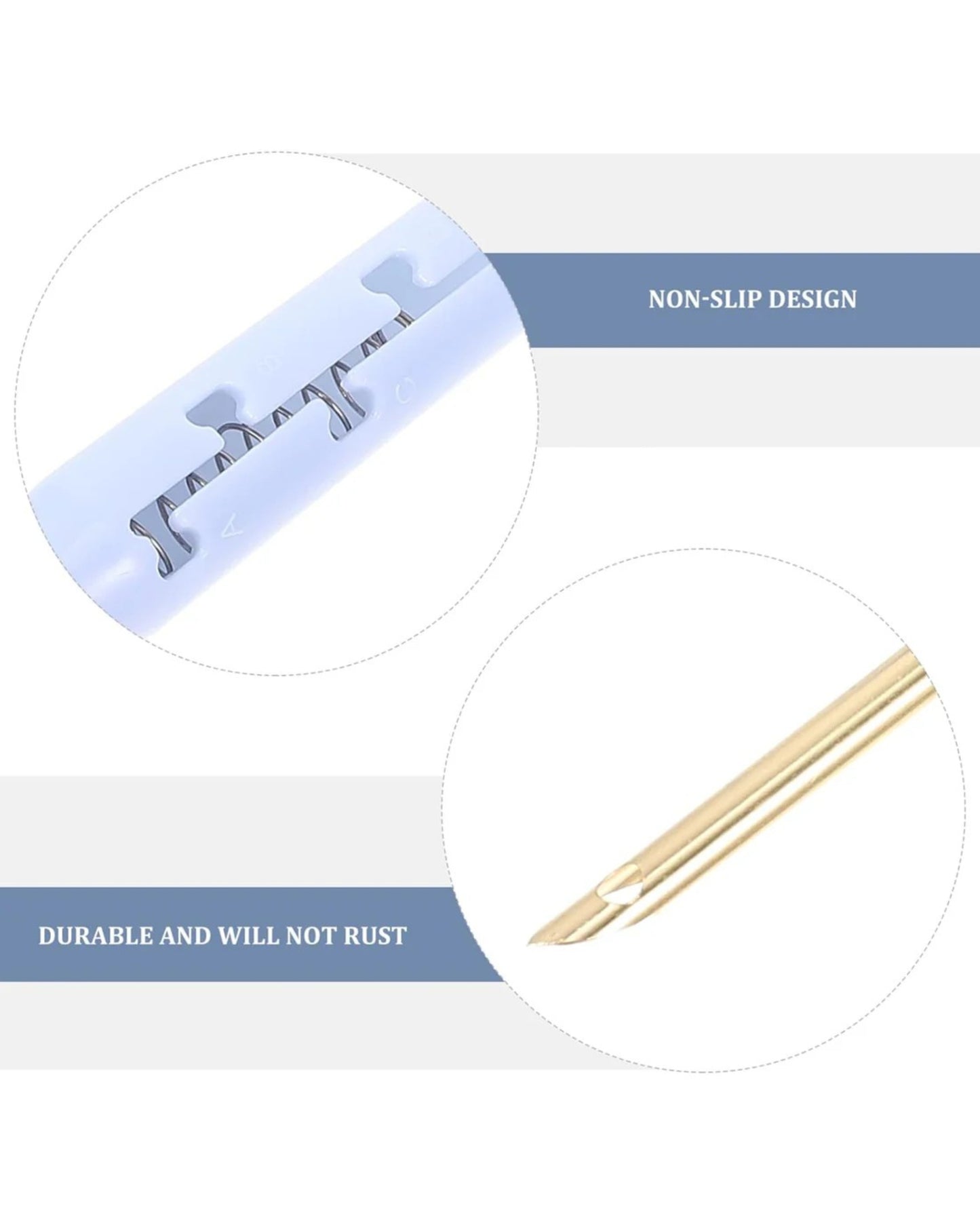 Plastic Punch Needle Embroidery Pen Set