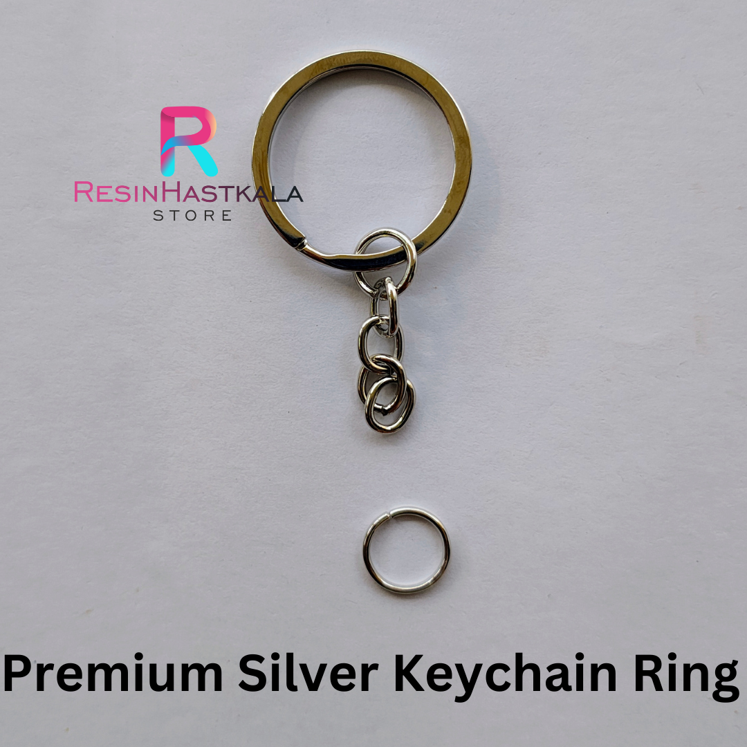 Premium Silver Keychain Ring