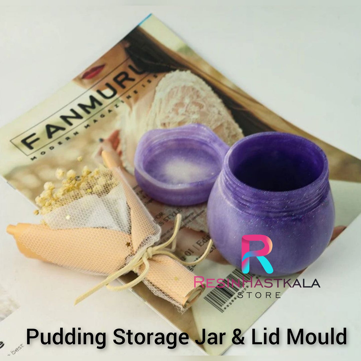 Pudding Storage Jar & Lid Mould