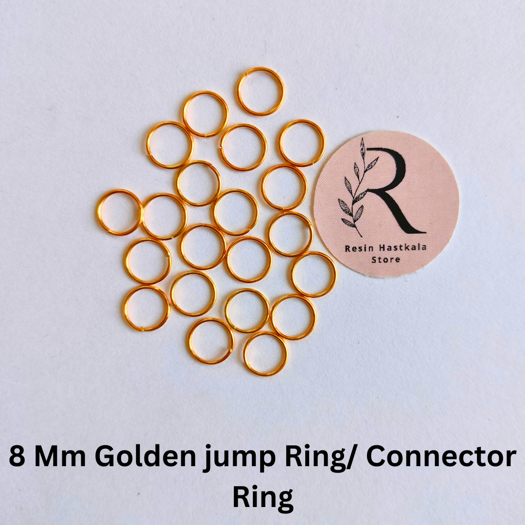 8 Mm Jump Ring / Connectors (100 Piece Approx)