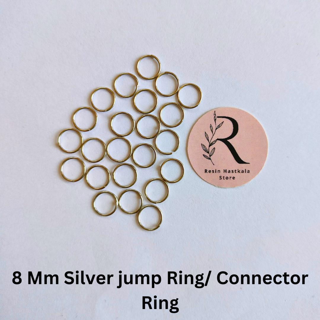 8 Mm Jump Ring / Connectors (100 Piece Approx)
