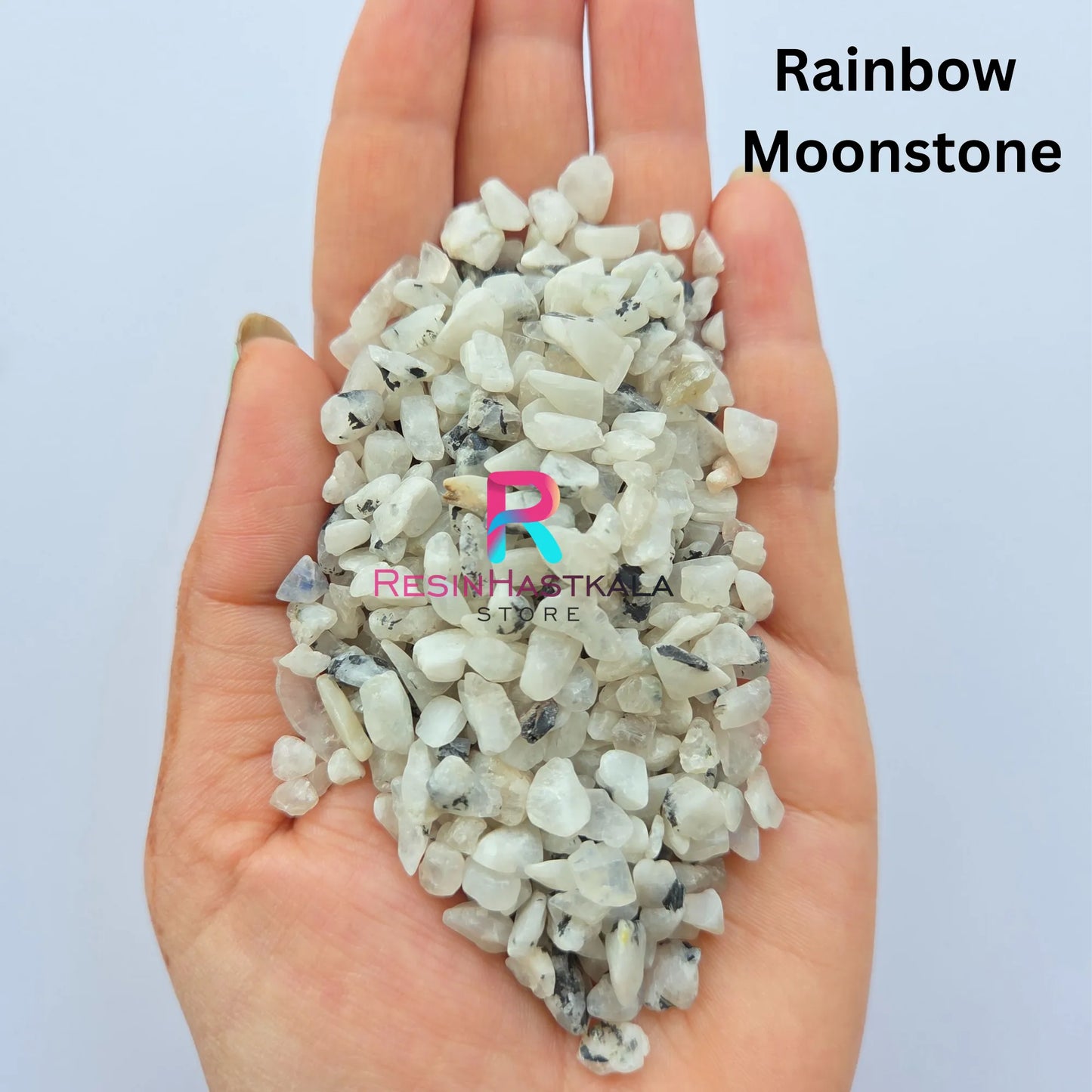 Rainbow Moonstone Natural Stone