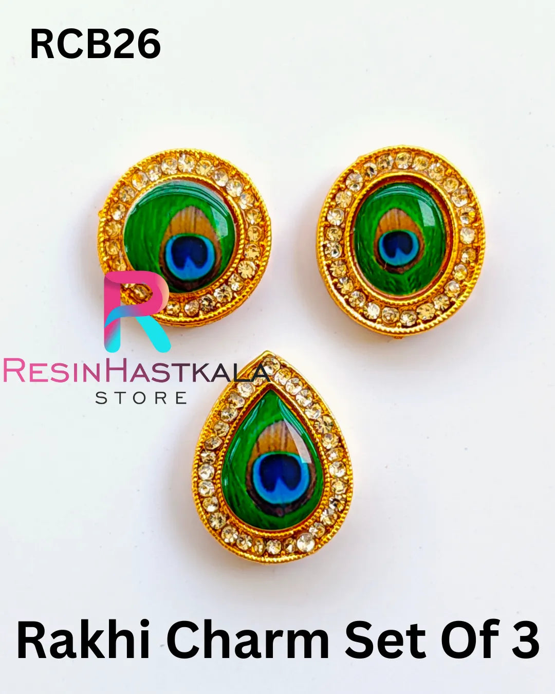 Rakhi Charm Set Of 3 (RCB26)