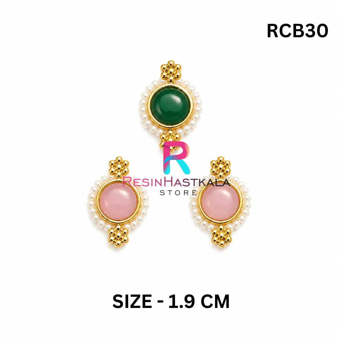 Rakhi Charm With Jacomoti Set Of 4 (RCB30)