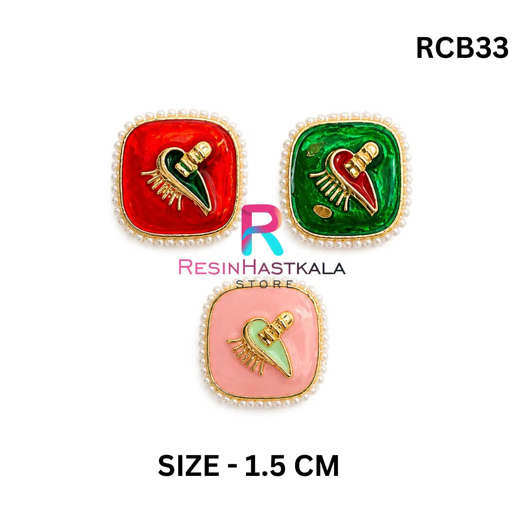 Rakhi Charm With Jacomoti Set Of 4 (RCB33)