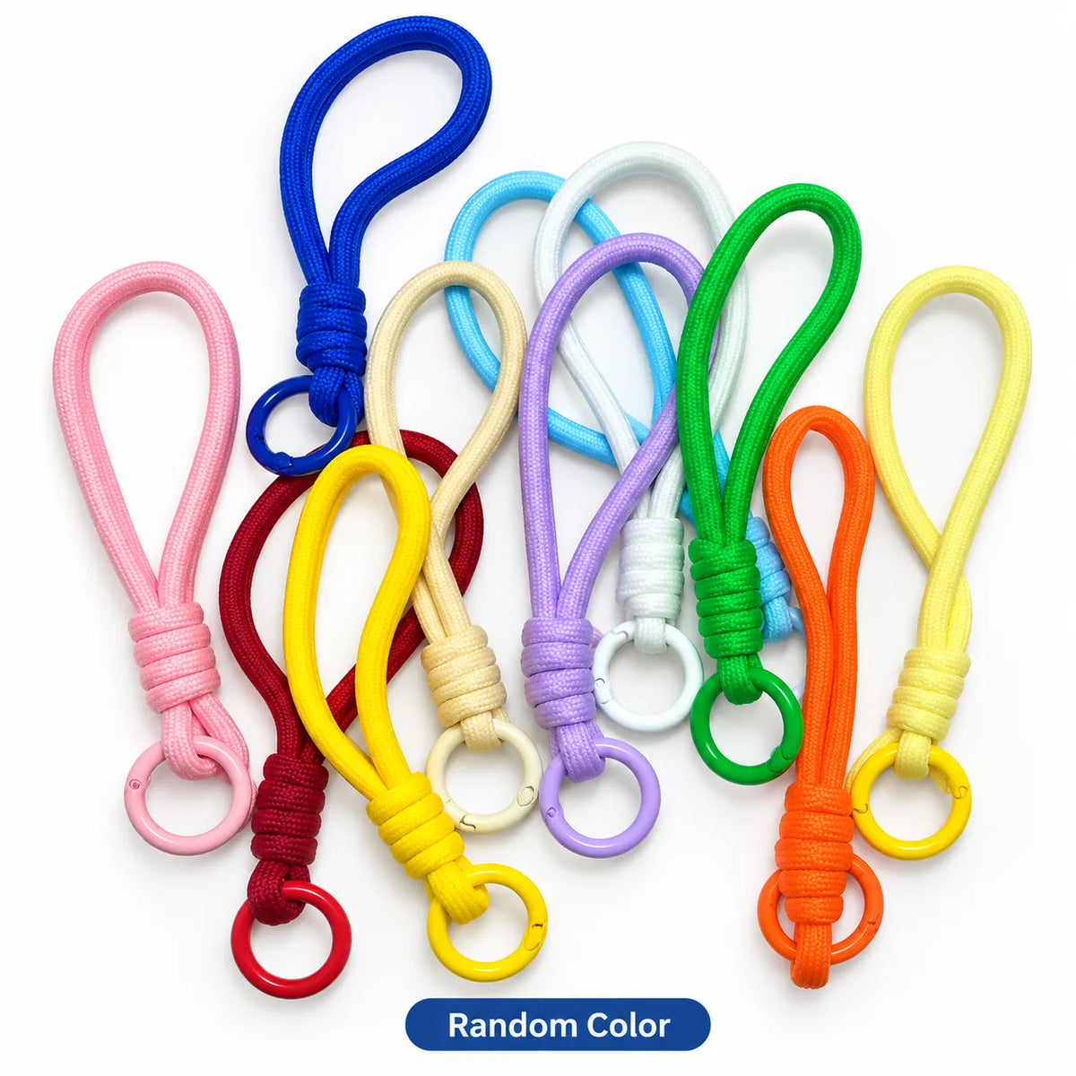 Random Colour Keychain Rope – 1 Piece (Random Colour Only)