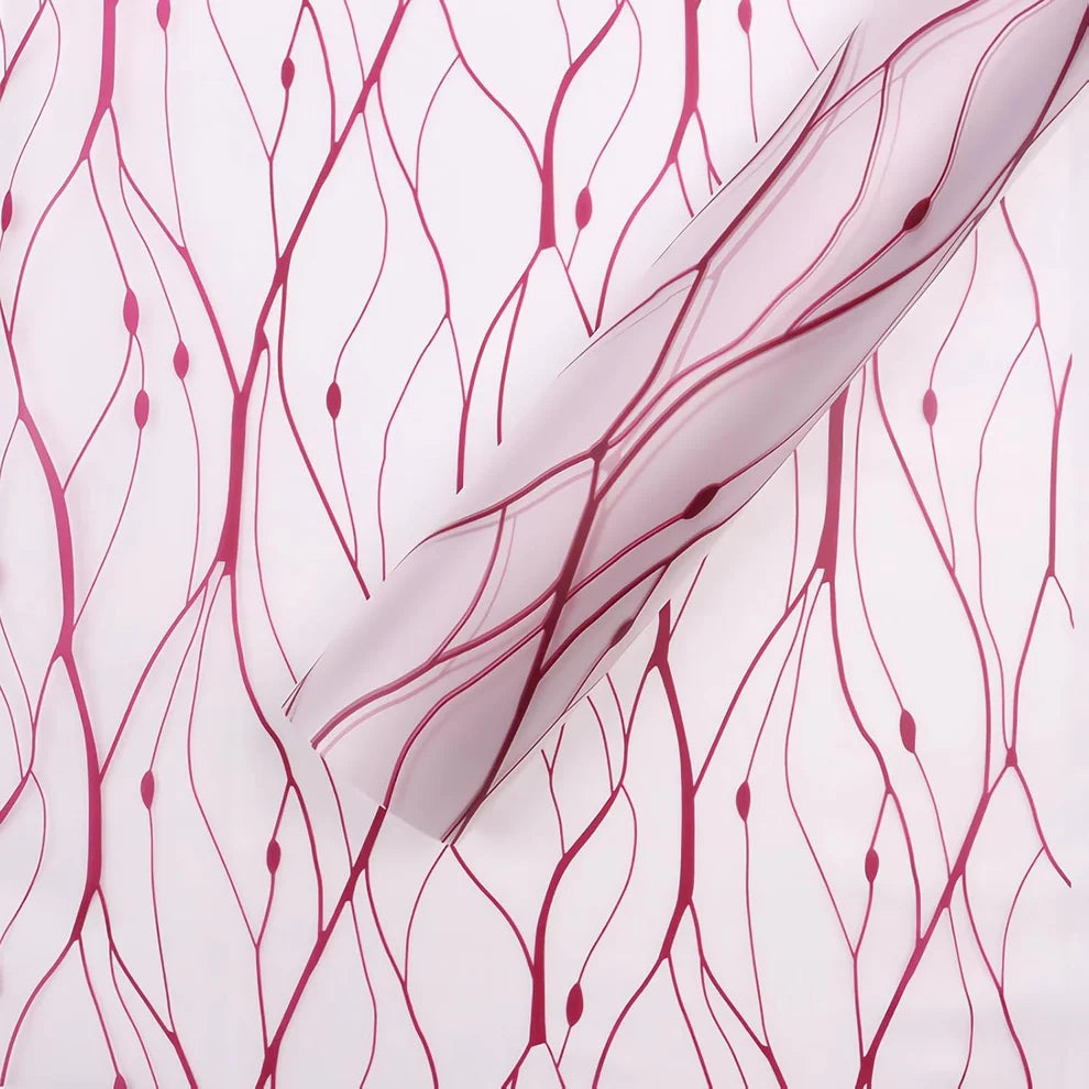Red Vine Pattern Bouquet Paper (5 Piece)