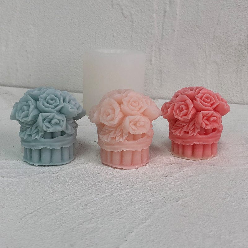 Rose Bouquet Candle Handmade Mould (HM0172)