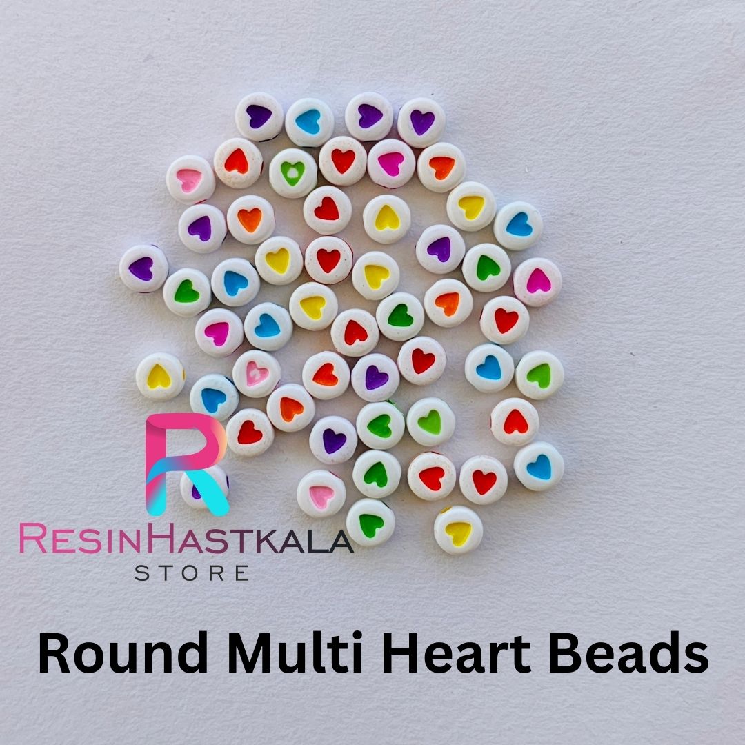 Round Multi Heart Beads (18-20 Gram)