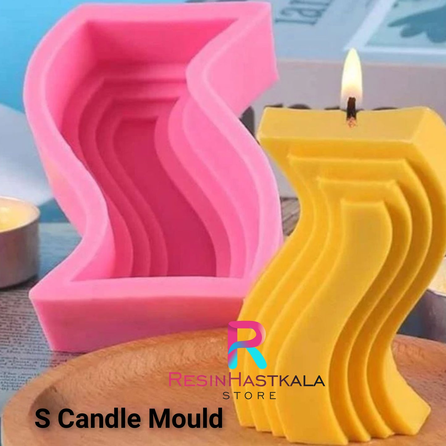 S Candle Mould