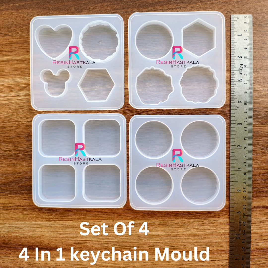 Set Of 4 Keychain Mould