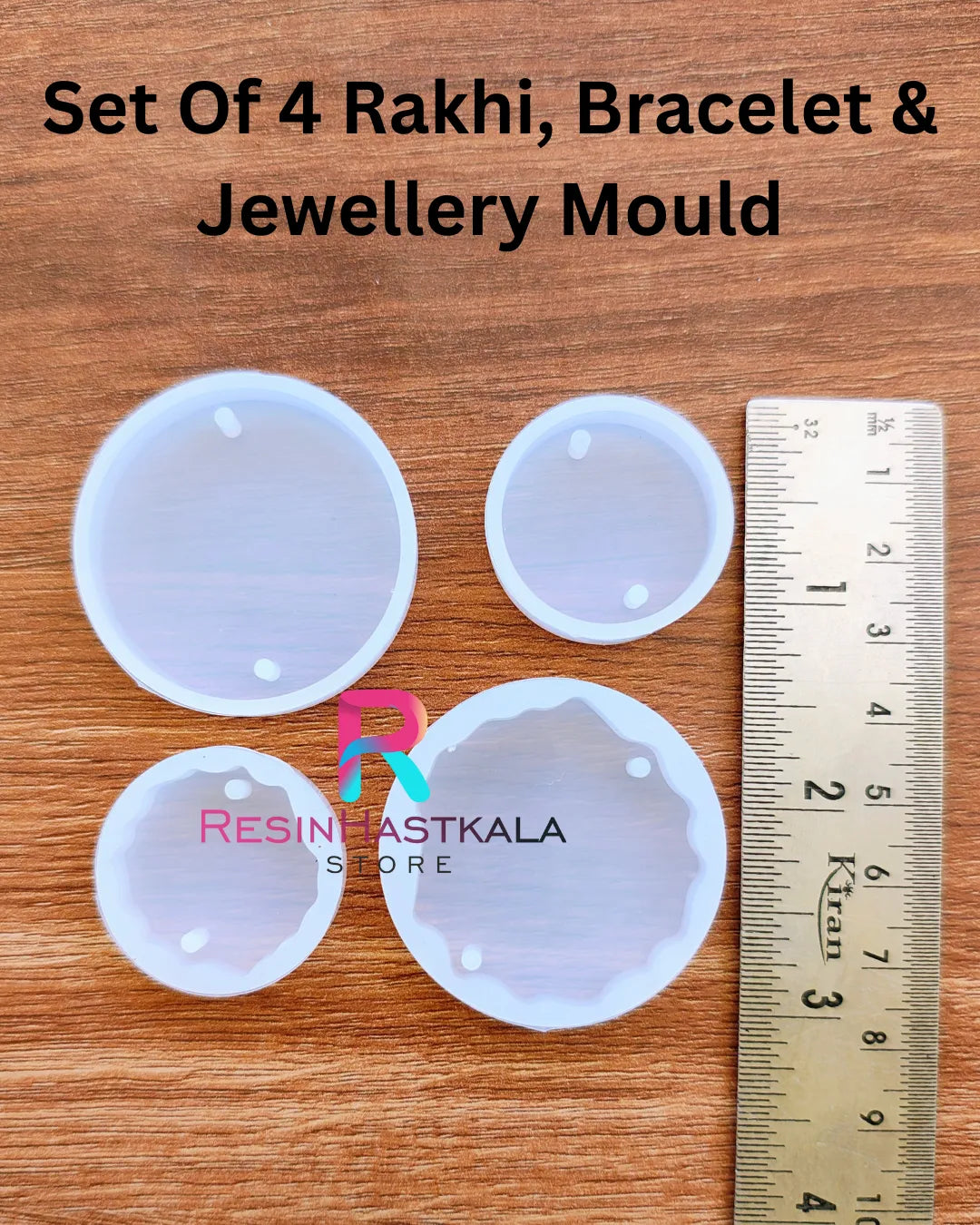 Set Of 4 Rakhi, Bracelet & Jewellery Mould