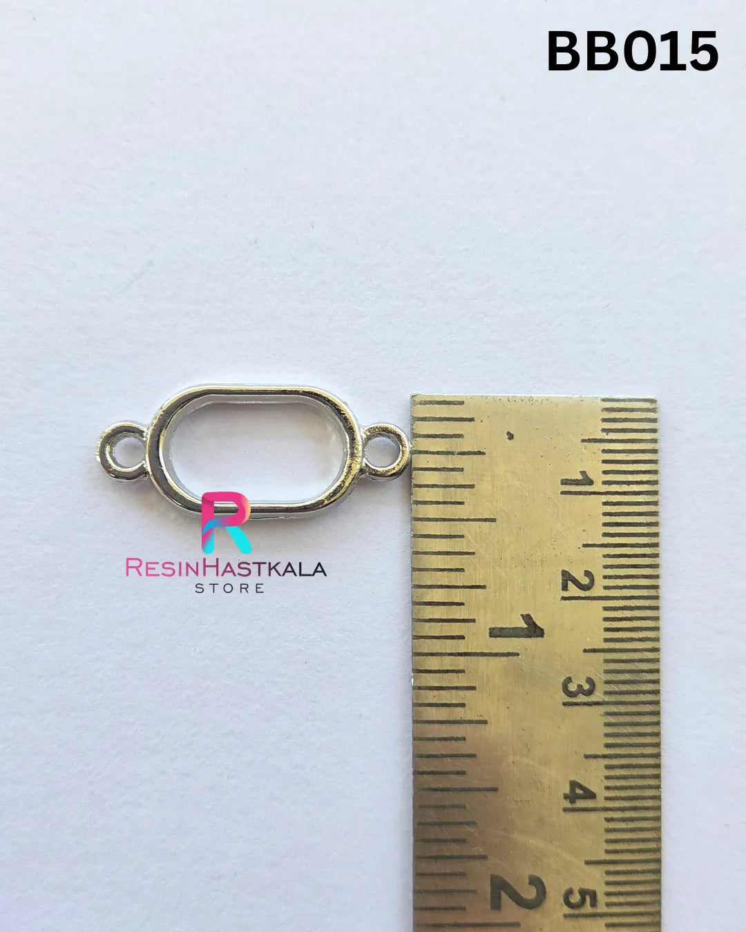 Silver Bracelet / Rakhi Bezel (BB015) – 5 Pieces